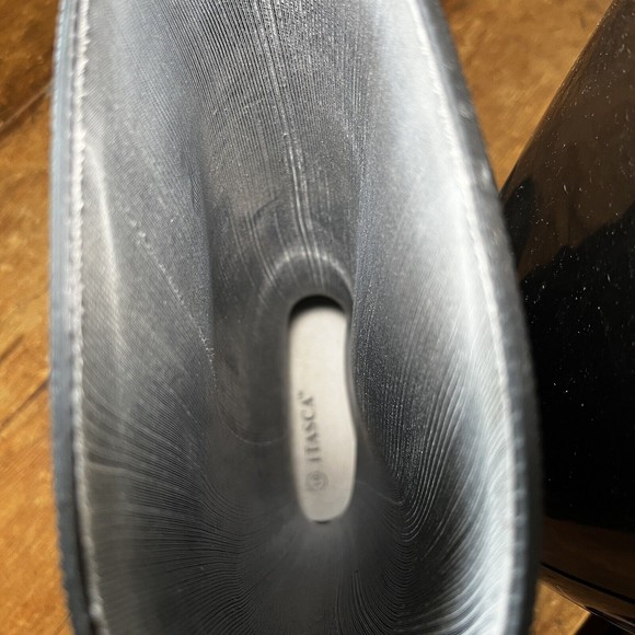 ITASCA Tall Black Waterproof Rubber Rain Boots Women’s Size 10 - Picture 6 of 7